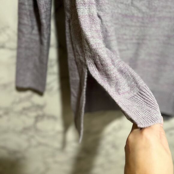 Lou & Grey Purple Pullover Sweater with Wool & Alpaca - Picture 8 of 10